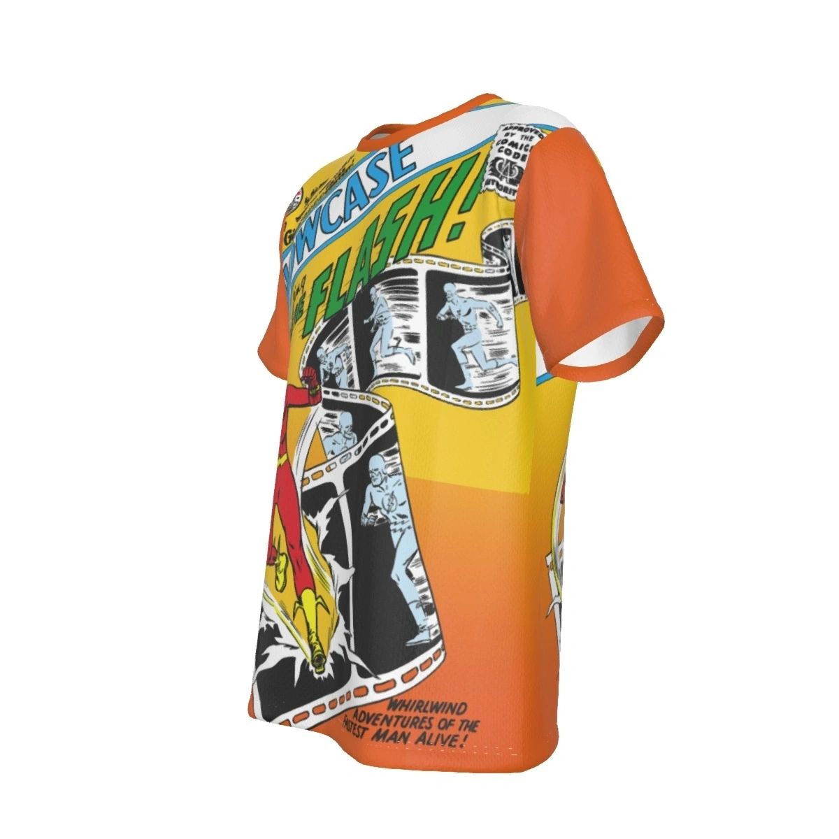 SHOWCASE 4 OVER PRINT SHIRT AND TANK- 1ST FLASH (BARRY ALLEN)