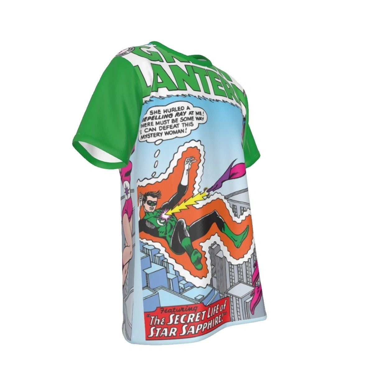 GREEN LANTERN 16 OVER PRINT SHIRT AND TANK- 1ST STAR SAPPHIRE