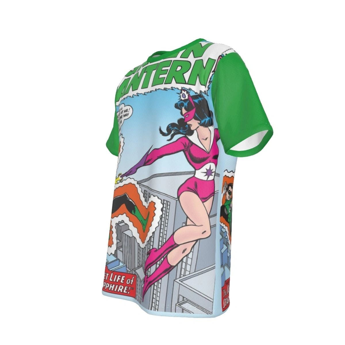 GREEN LANTERN 16 OVER PRINT SHIRT AND TANK- 1ST STAR SAPPHIRE