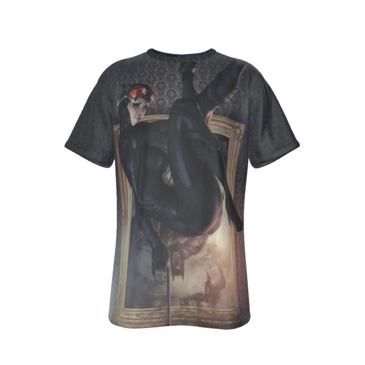 CATWOMAN ALL OVER PRINT SHIRT AND TANK TOP - STANLEY ARTGEM LAU ART