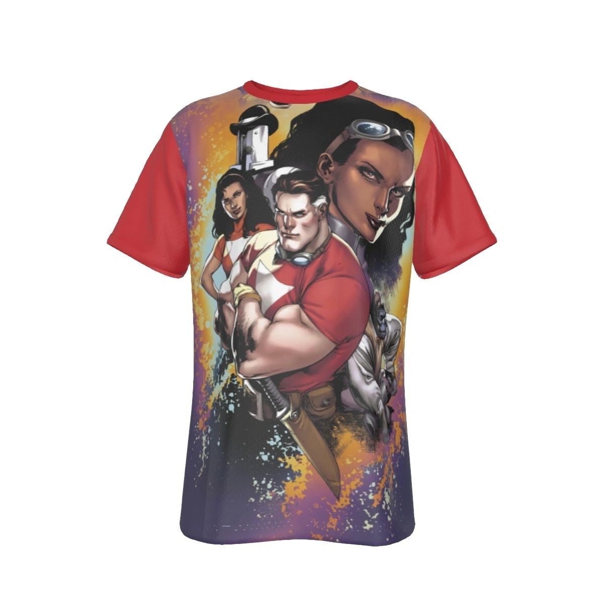 TOM STRONG ALL OVER PRINT SHIRT AND TANK TOP