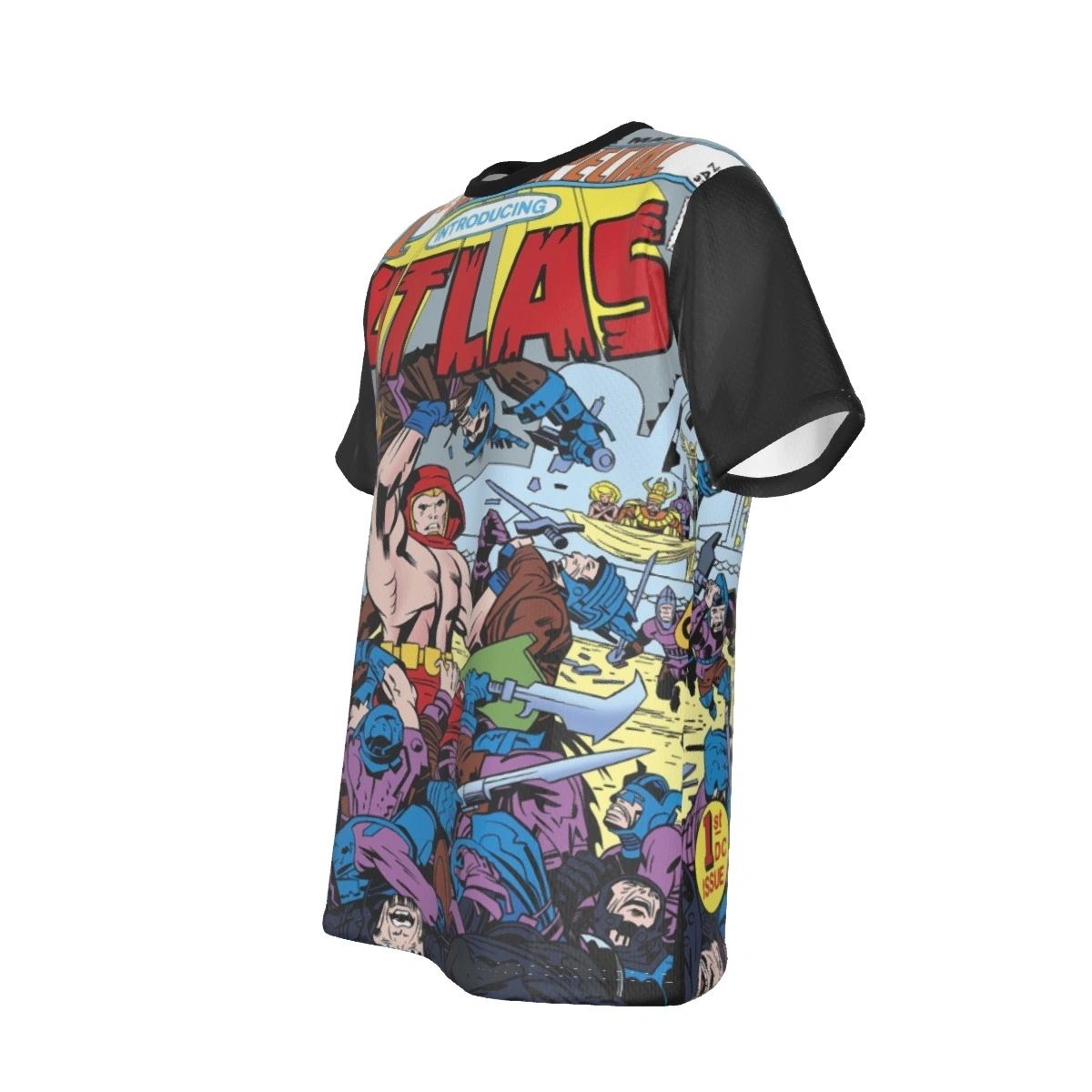 ATLAS ALL OVER PRINT SHIRT AND TANK TOP - 1ST ISSUE SPECIAL 1 -KIRBY ART