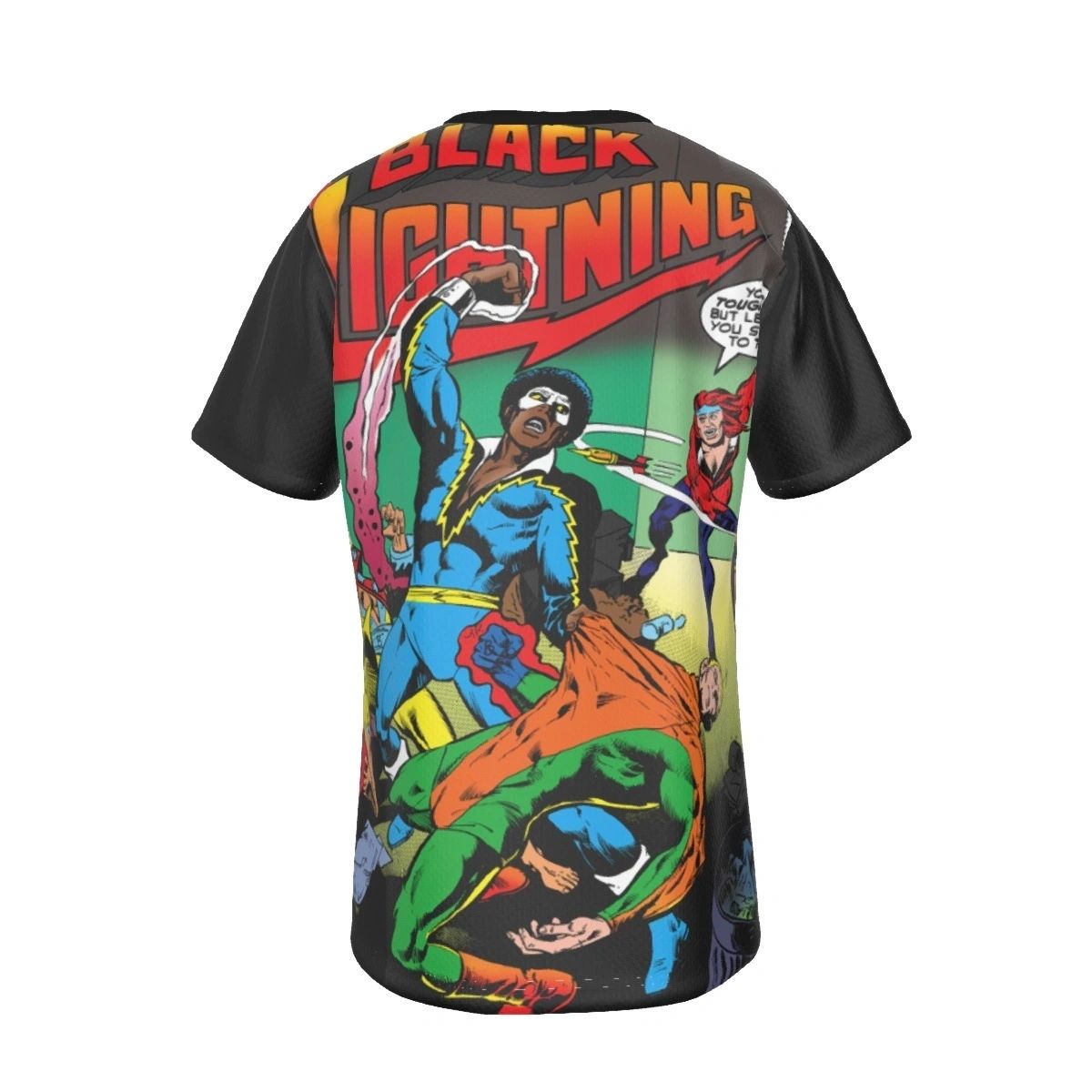 BLACK LIGHTNING 6 ALL OVER PRINT SHIRT AND TANK TOP