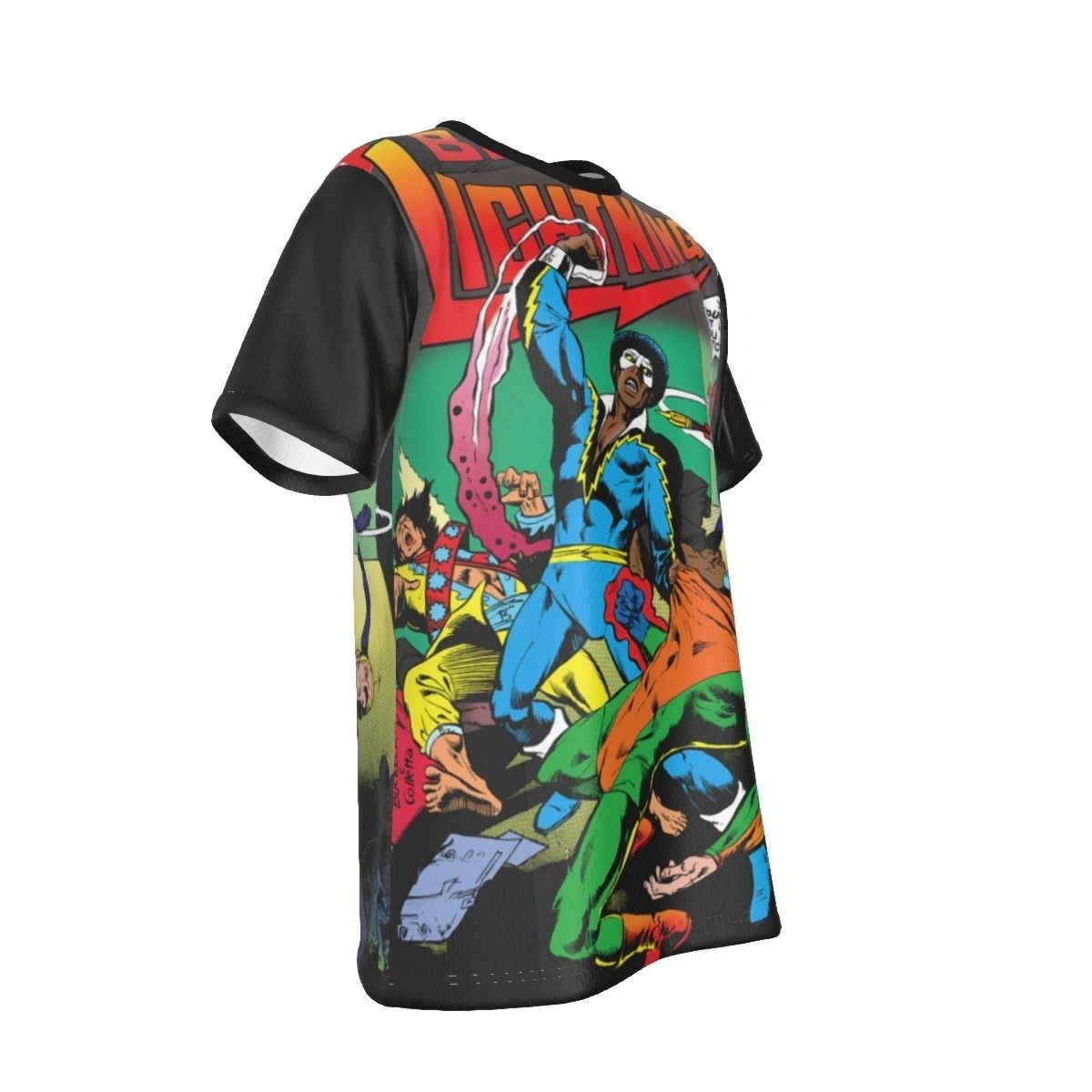 BLACK LIGHTNING 6 ALL OVER PRINT SHIRT AND TANK TOP