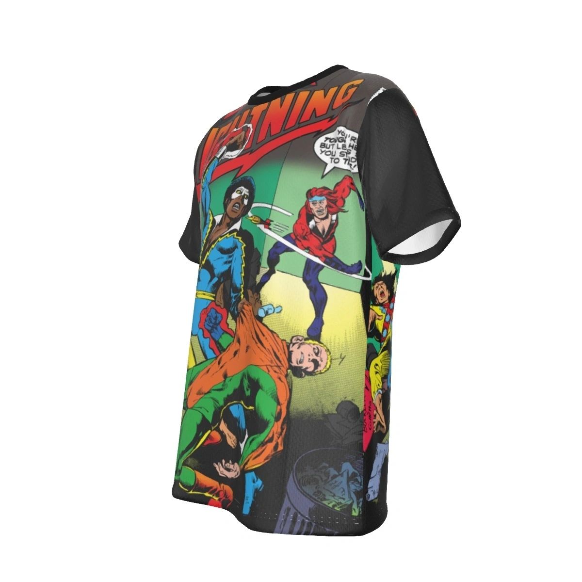 BLACK LIGHTNING 6 ALL OVER PRINT SHIRT AND TANK TOP