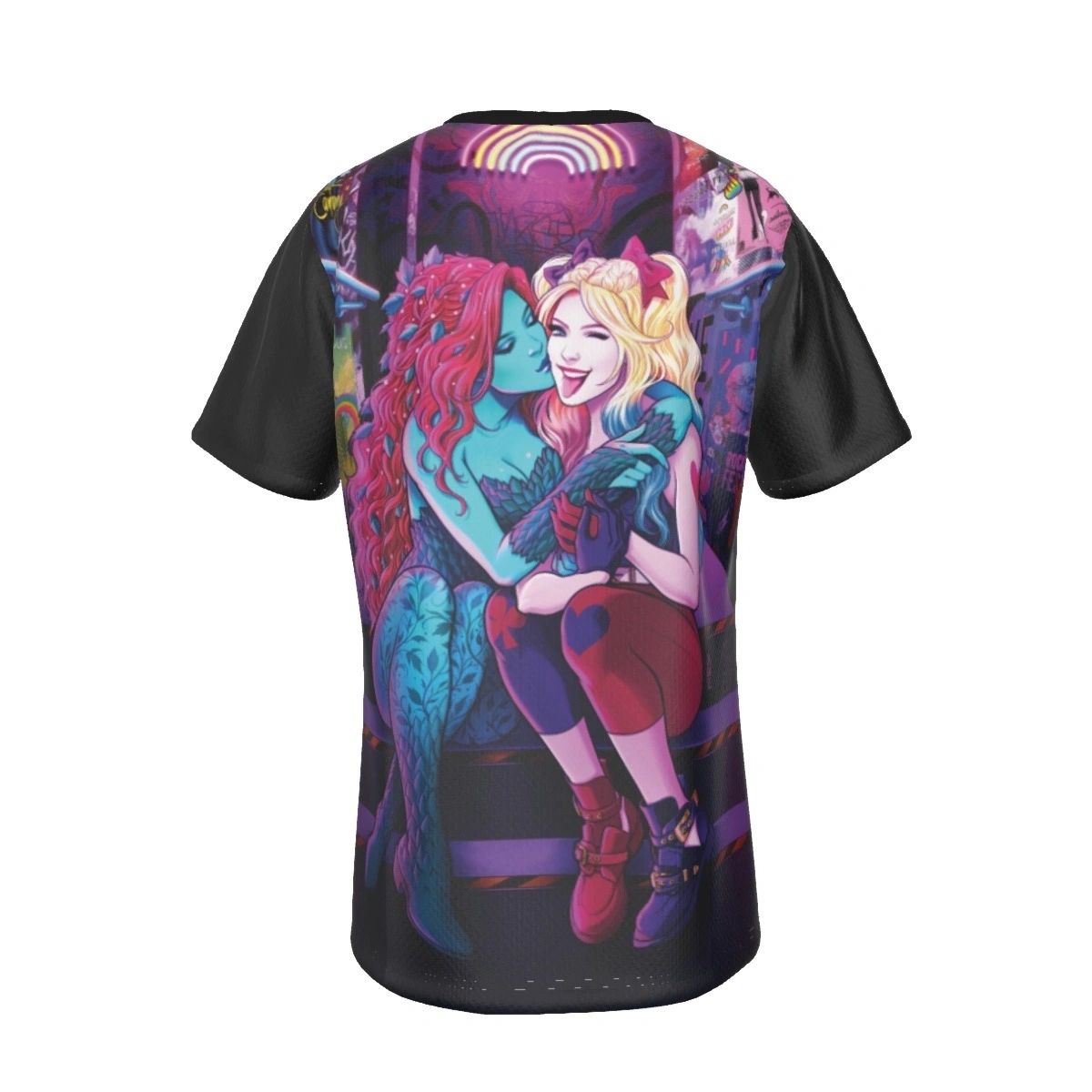 PRIDE: HARLEY QUINN POISON IVY GAY KISS ALL OVER PRINT SHIRT AND TANK TOP