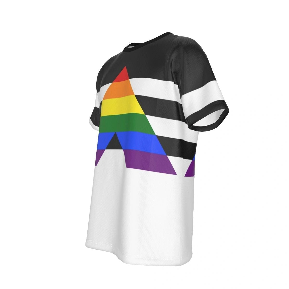 STRAIGHT ALLY RAINBOW PRIDE FLAG ALL OVER PRINT SHIRT AND TANK TOP