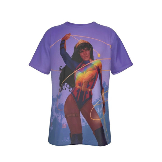 WONDERGIRL PRIDE ALL OVER PRINT SHIRT AND TANK TOP