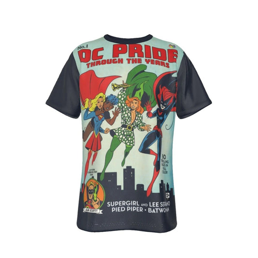 DC PRIDE THROUGH THE YEARS PRIDE ALL OVER PRINT SHIRT AND TANK TOP