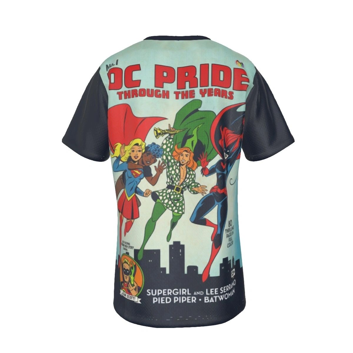 DC PRIDE THROUGH THE YEARS PRIDE ALL OVER PRINT SHIRT AND TANK TOP