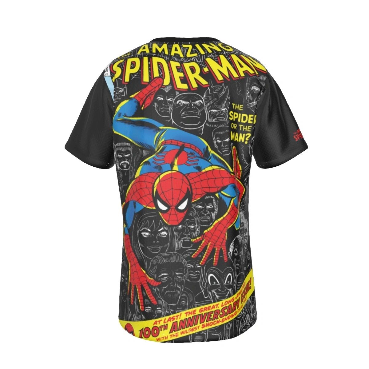 SPIDERMAN 100 ALL OVER PRINT SHIRT OR TANK