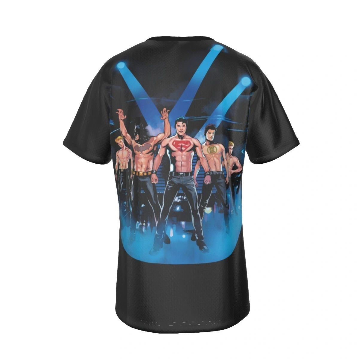SHIRTLESS JLA ALL OVER PRINT SHIRT AND TANK TOP - JLA 40 VAR