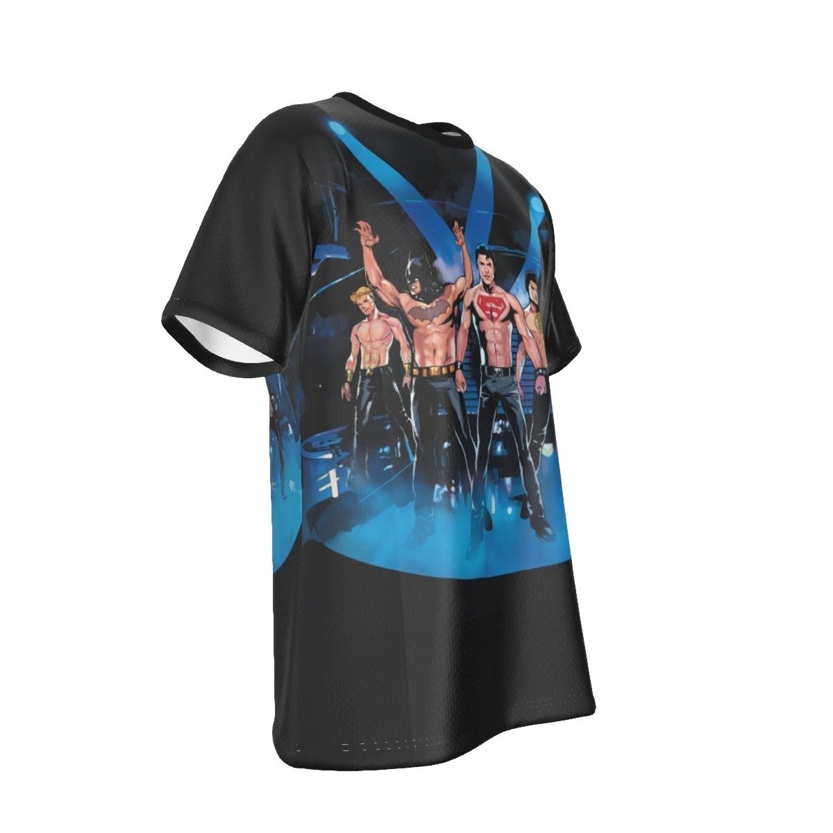 SHIRTLESS JLA ALL OVER PRINT SHIRT AND TANK TOP - JLA 40 VAR