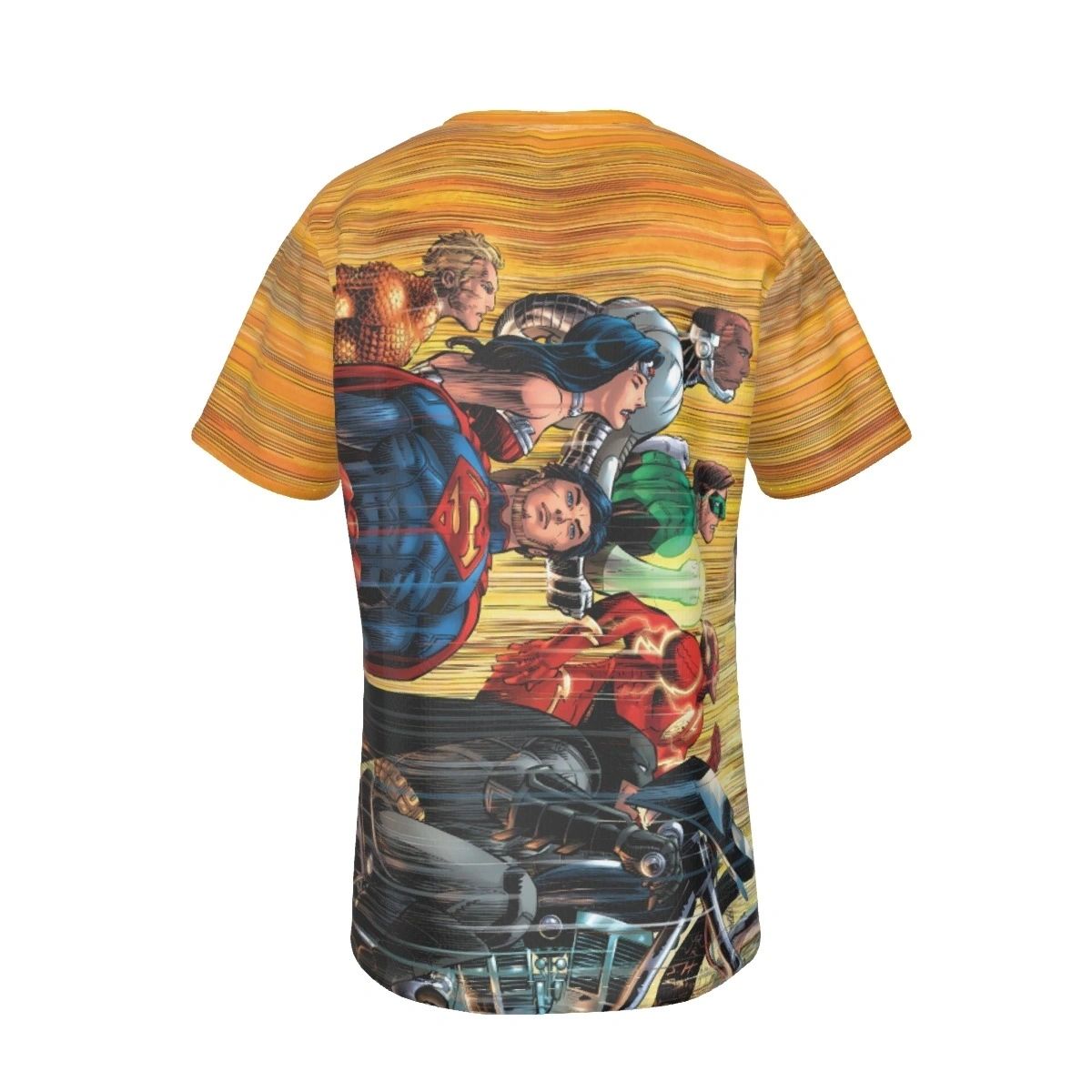 JLA 50 VAR ALL OVER PRINT SHIRT AND TANK TOP -JOHN ROMITA JR ART