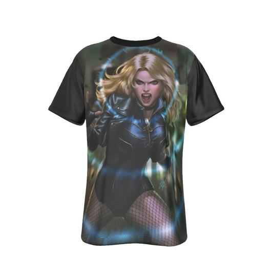 BLACK CANARY SONIC CRY ALL OVER PRINT SHIRT AND TANK TOP