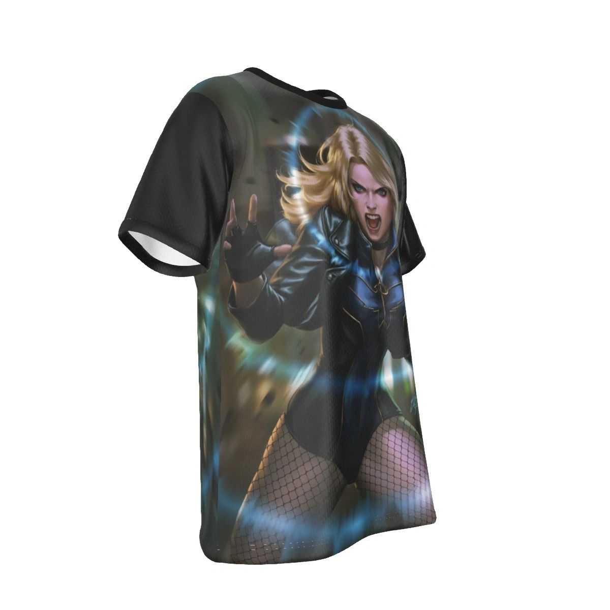 BLACK CANARY SONIC CRY ALL OVER PRINT SHIRT AND TANK TOP