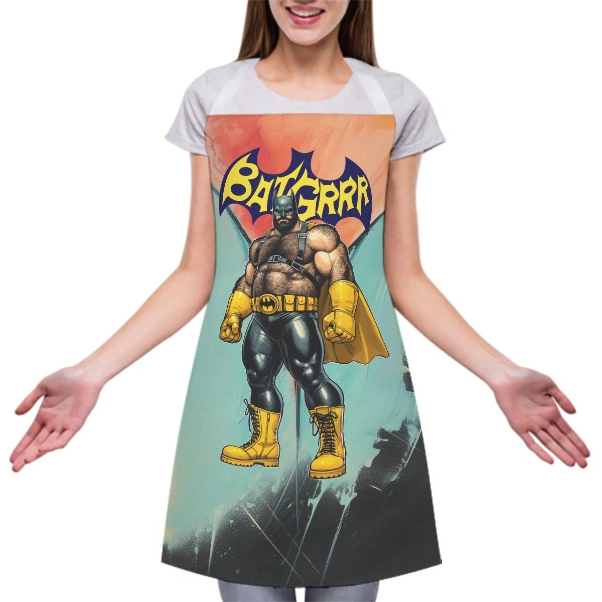 BAT-GRRR APRON -OF THE SUPERGRRRRs SERIES