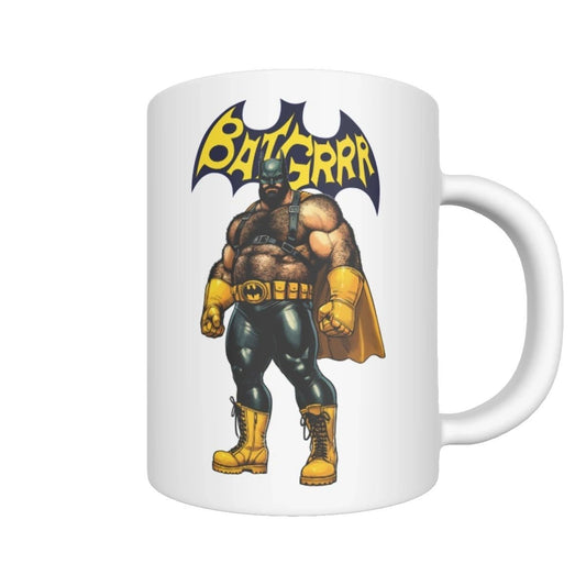 BAT-GRRR COFFEE MUG -OF THE SUPERGRRRRs SERIES