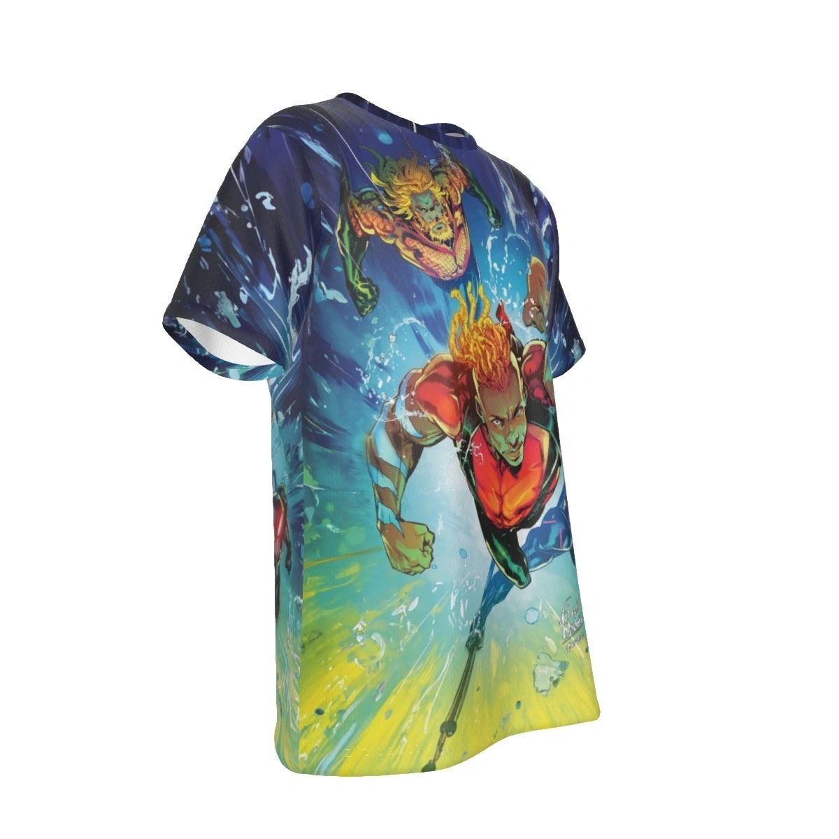 AQUALAD (JACKSON HYDE) ALL-OVER PRINT SHIRT FROM AQUAMEN 6