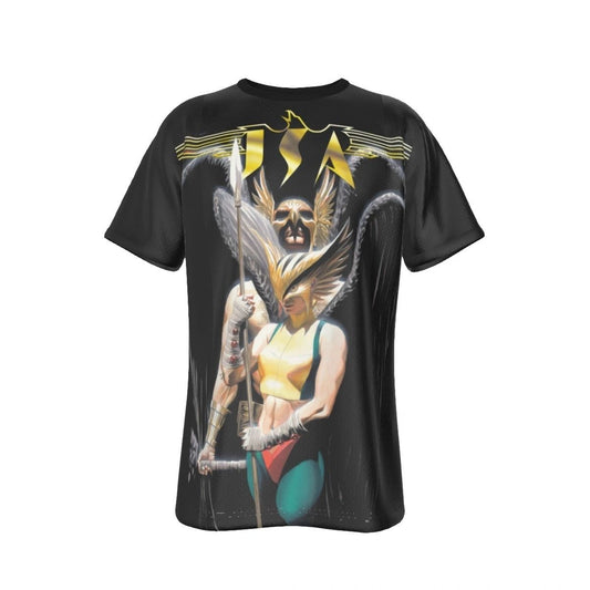 HAWKGIRL ALL-OVER PRINT SHIRT FROM JSA 74