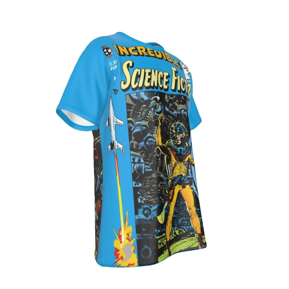INCREDIBLE SCIENCE FICTION 33 ALL-OVER PRINT SHIRT - WALLY WOOD ART