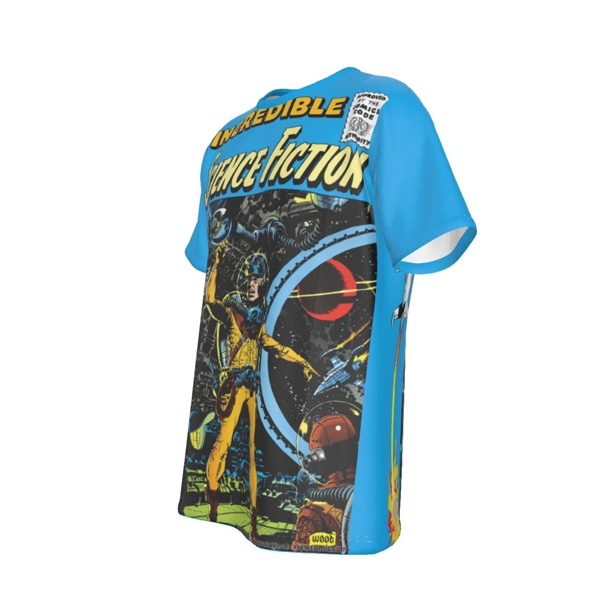 INCREDIBLE SCIENCE FICTION 33 ALL-OVER PRINT SHIRT - WALLY WOOD ART