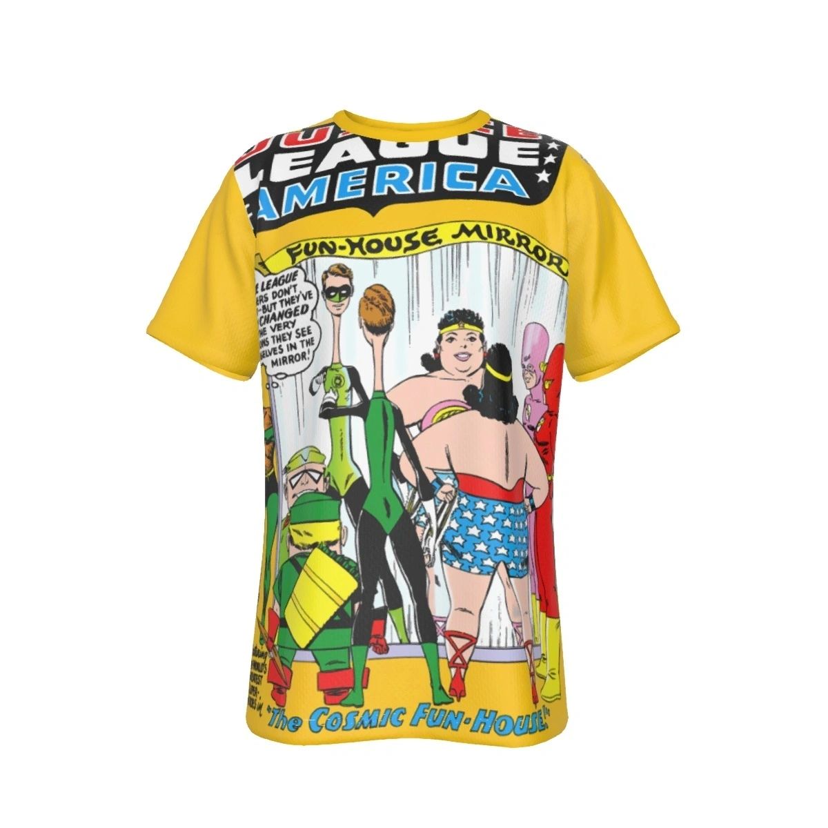 JLA 7 COVER ALL OVER PRINT SHIRT AND TANK-JLA FROM THE BEGINNING 10