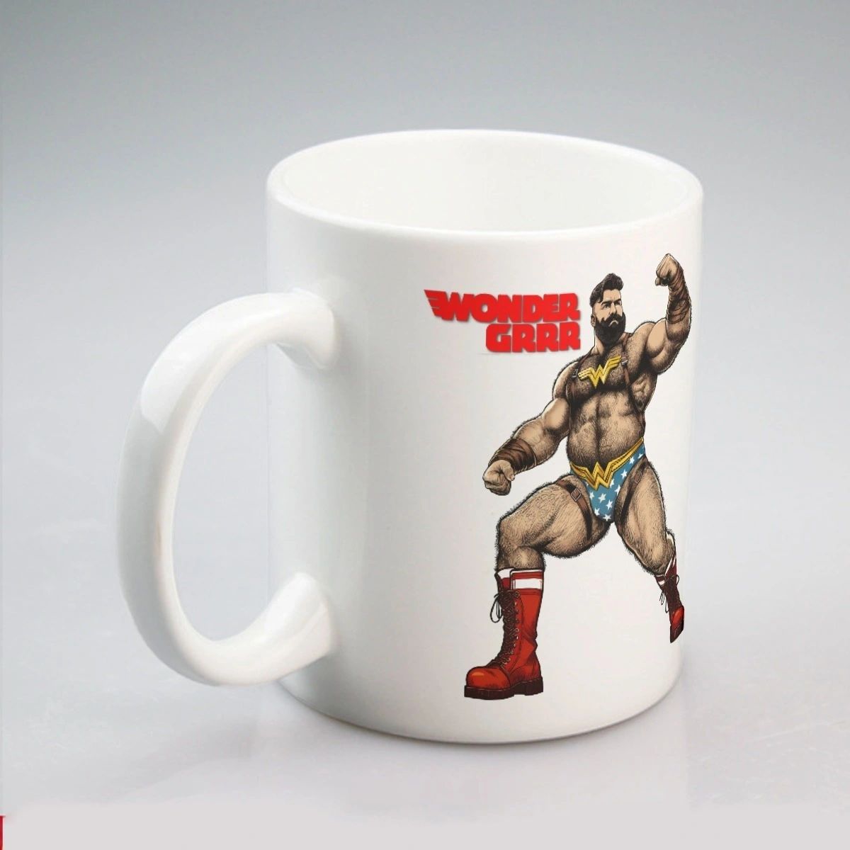 WONDER-GRRR COFFEE MUG -OF THE SUPERGRRRRs SERIES