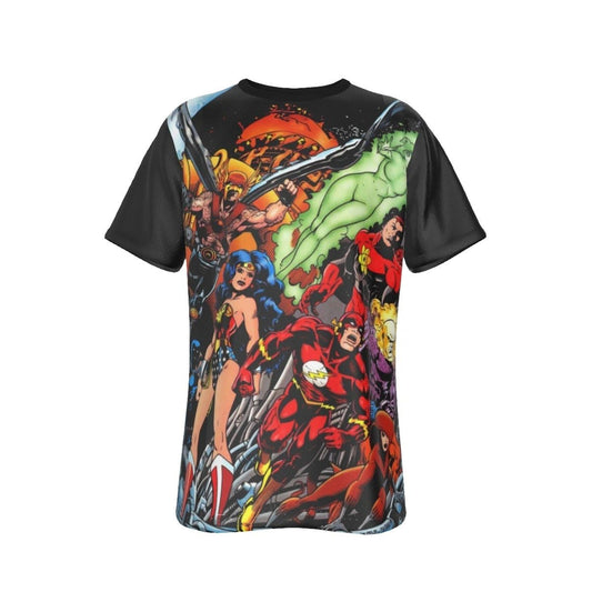 JLA 0 ALL OVER PRINT SHIRT AND TANK - WITH NUKLON