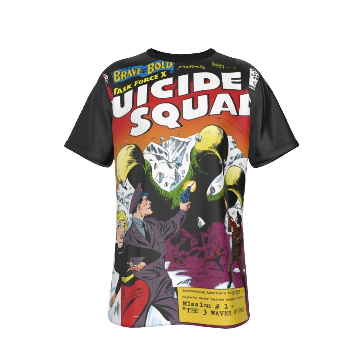 BRAVE AND THE BOLD 25 ALL OVER PRINT SHIRT AND TANK - 1ST SUICIDE SQUAD