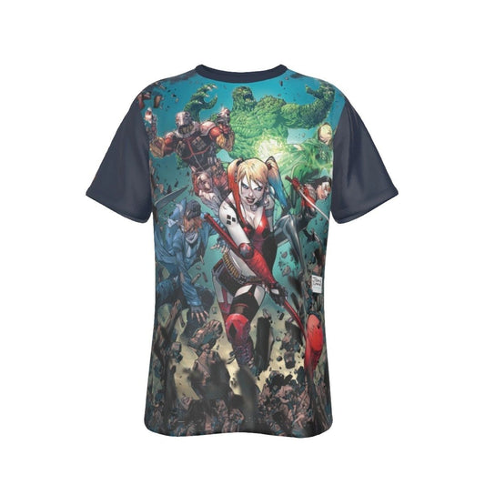 SUICIDE SQUAD 3 ALL OVER PRINT SHIRT AND TANK - HARLEY QUINN