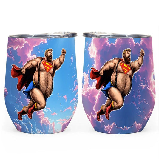 SUPER-GRRR WINE TUMBLER -OF THE SUPERGRRRRs SERIES