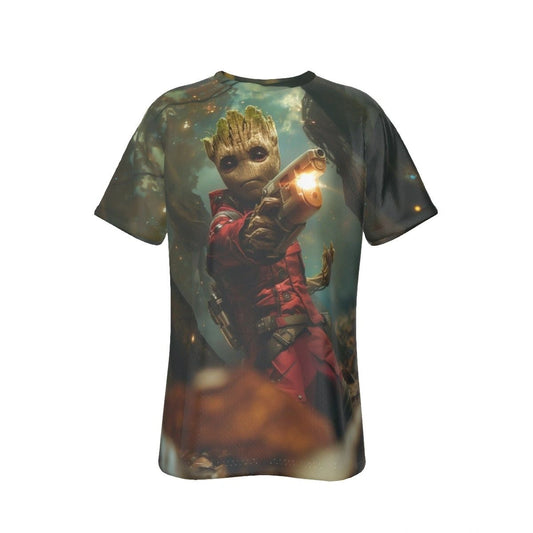 GROOT AS STARLORD ALL OVER PRINT SHIRT AND TANK