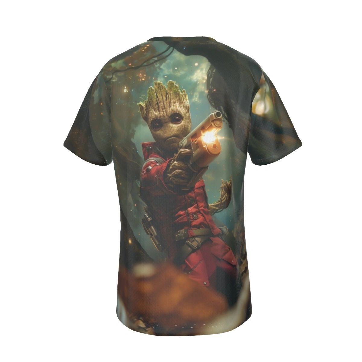 GROOT AS STARLORD ALL OVER PRINT SHIRT AND TANK