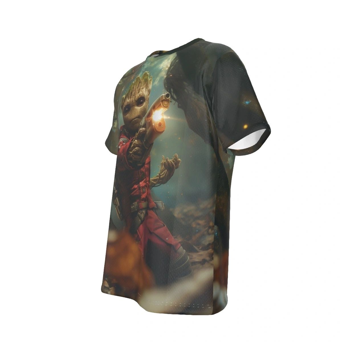 GROOT AS STARLORD ALL OVER PRINT SHIRT AND TANK
