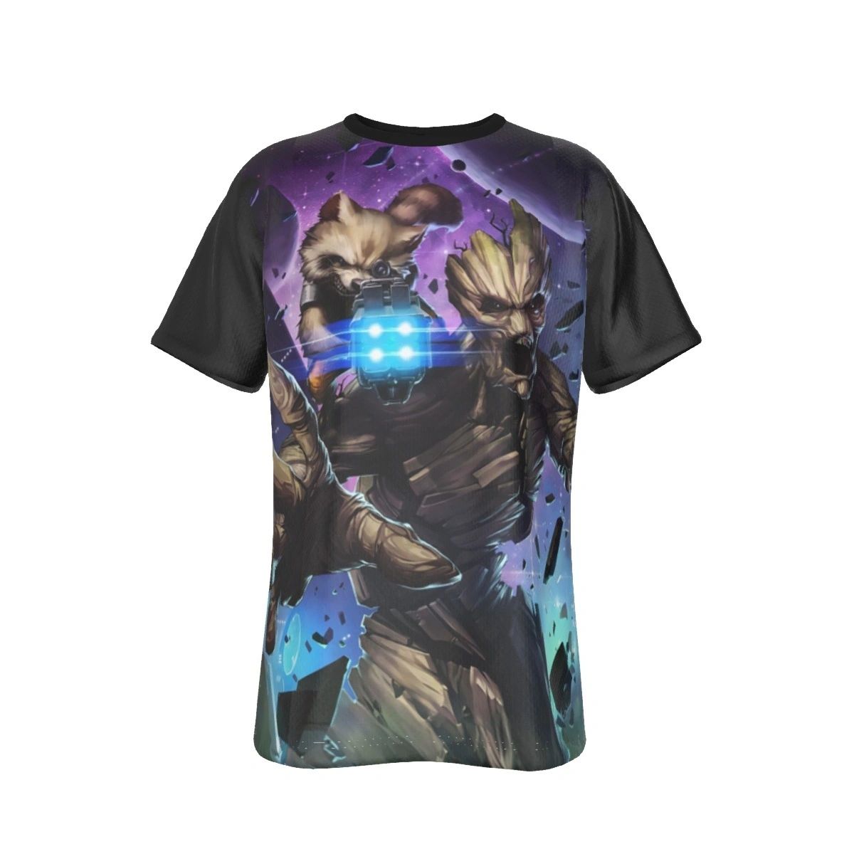 ROCKET RACCOON AND GROOT ALL OVER PRINT SHIRT AND TANK