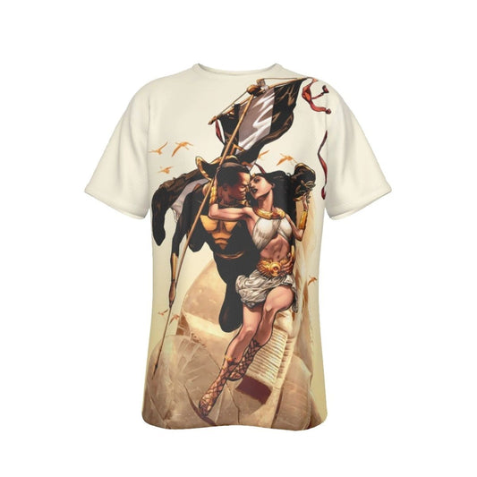 ISIS AND BLACK ADAM ALL OVER PRINT SHIRT AND TANK - FROM 52 #12