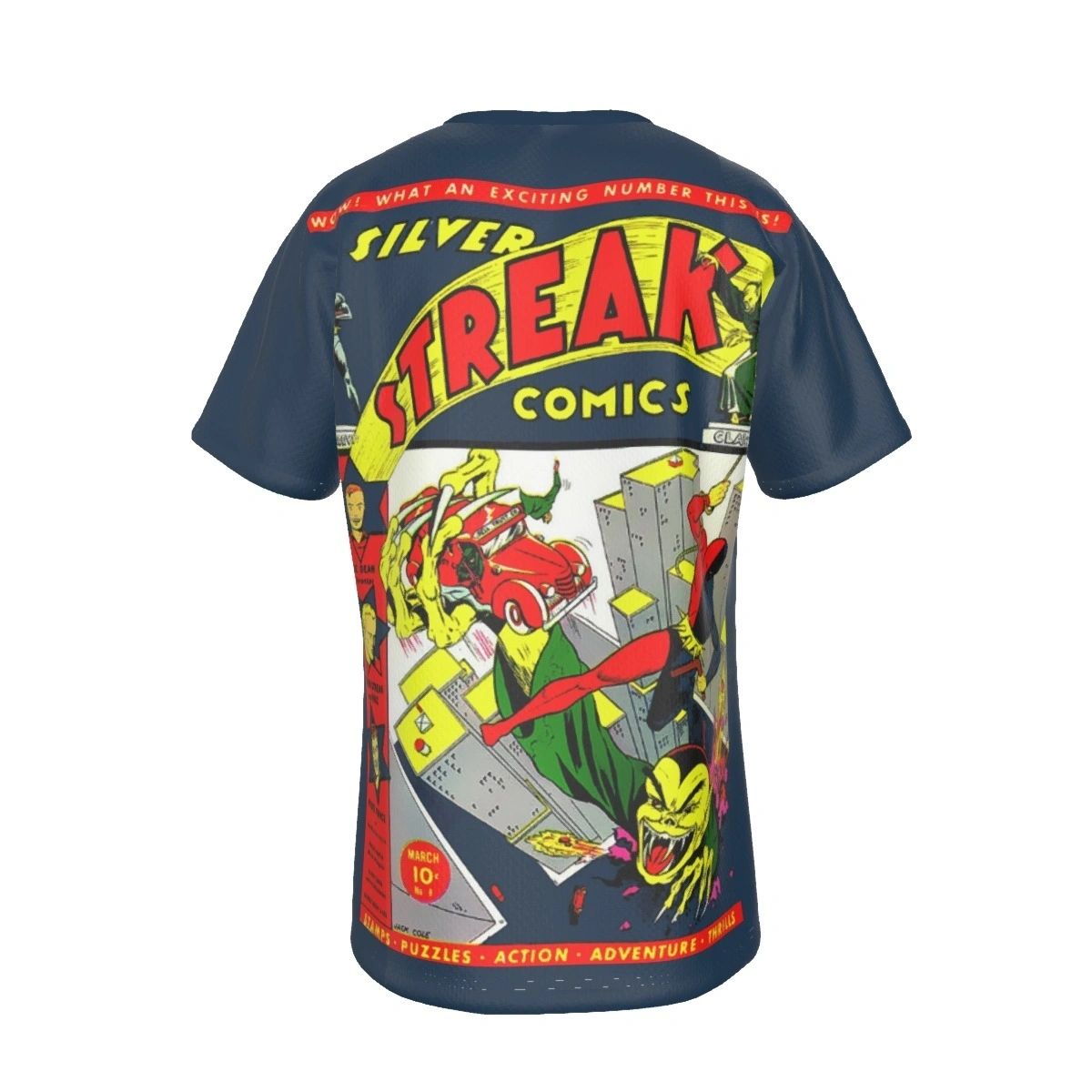 SIVLER STREAK 8 ALL OVER PRINT SHIRT AND TANK - OG DAREDEVIL