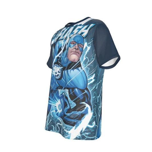 DARKEST NIGHT 3 FLASH BLUE LANTERN ALL OVER PRINT SHIRT AND TANK