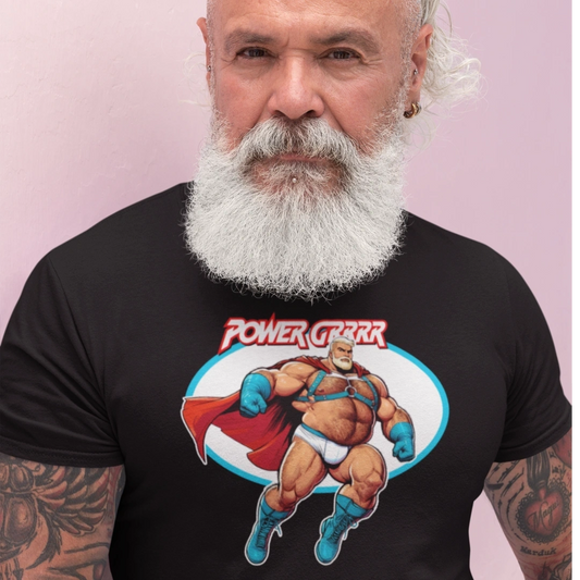 POWER-GRRR OF THE SUPERGRRRS SERIES ON COTTON