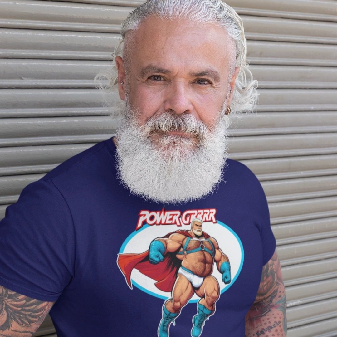POWER-GRRR OF THE SUPERGRRRS SERIES ON COTTON