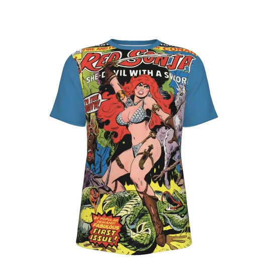 MARVEL FEATURE 1 RED SONJA ALL OVER PRINT SHIRT AND TANK
