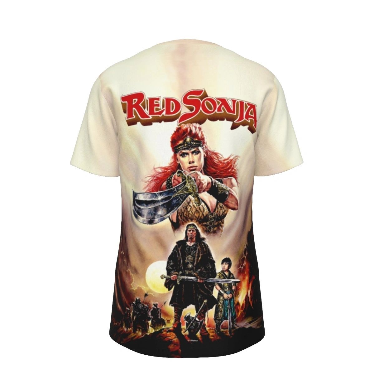 RED SONJA MOVIE POSTER ALL OVER PRINT SHIRT AND TANK