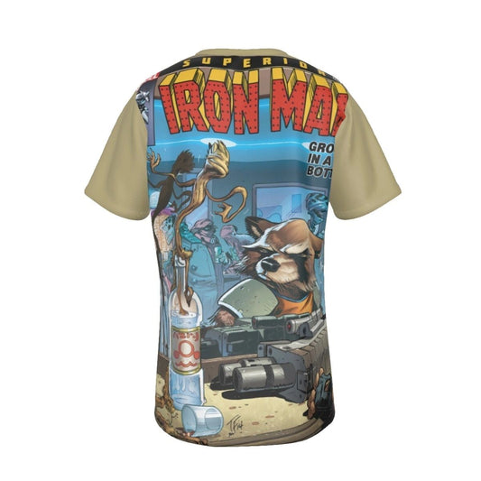 SUPERIOR IRONMAN 1 - ROCKET RACCOON 1 ALL OVER PRINT SHIRT AND TANK - SECRET SALE