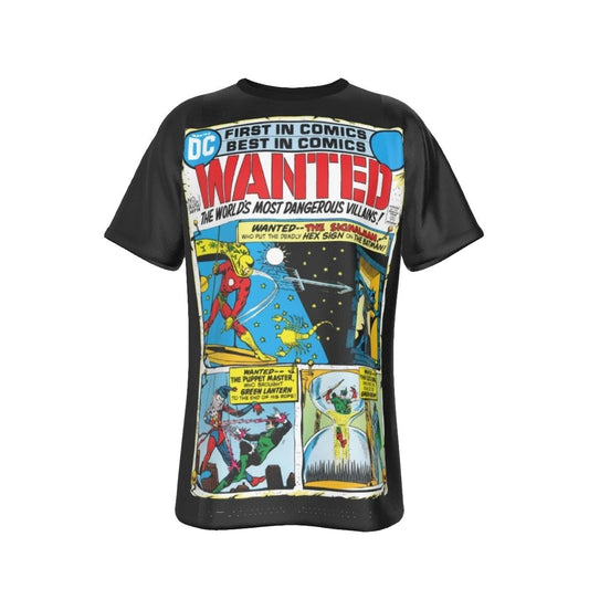 WANTED DC VILLAINS 1 ALL OVER PRINT SHIRT AND TANK