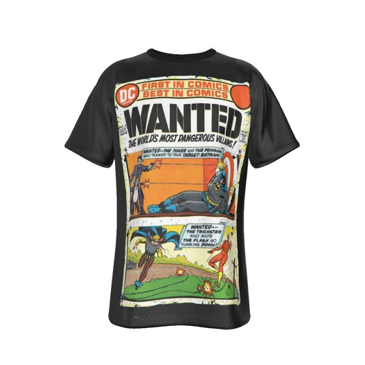 WANTED DC VILLAINS 2 ALL OVER PRINT SHIRT AND TANK
