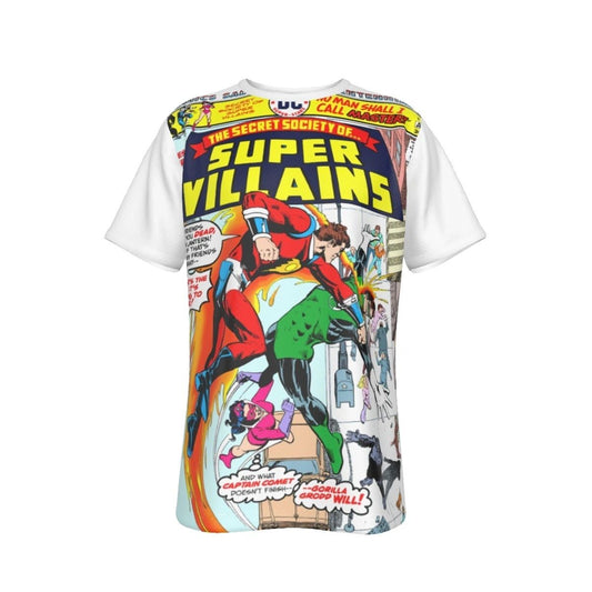 SECRET SOCIETY OF SUPER VILLAINS 2 ALL OVER PRINT SHIRT AND TANK