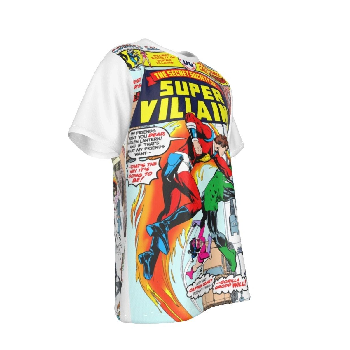 SECRET SOCIETY OF SUPER VILLAINS 2 ALL OVER PRINT SHIRT AND TANK