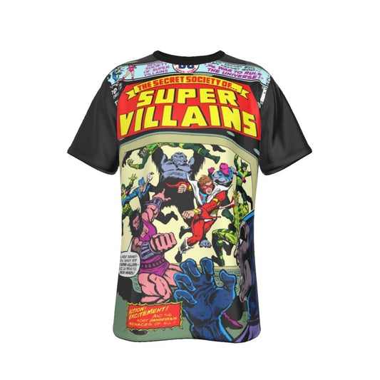 SECRET SOCIETY OF SUPER VILLAINS 3 ALL OVER PRINT SHIRT AND TANK