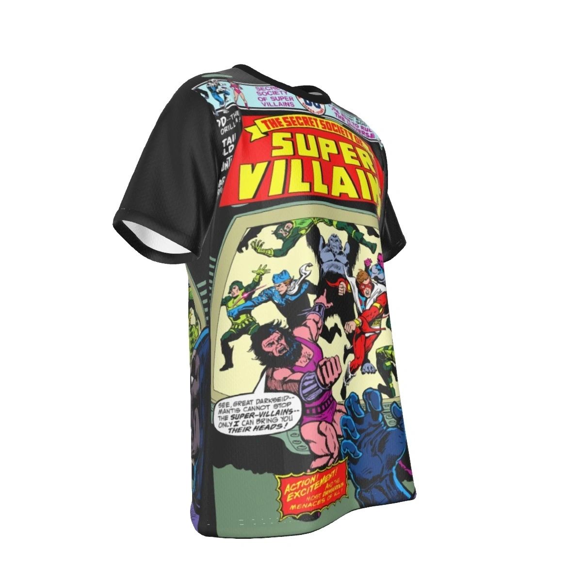 SECRET SOCIETY OF SUPER VILLAINS 3 ALL OVER PRINT SHIRT AND TANK